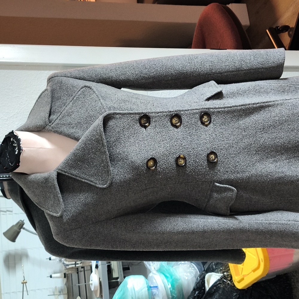 Vintage wool coat long coat